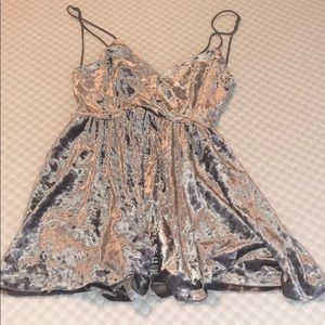 METALLIC URBAN OUTFITTERS ROMPER